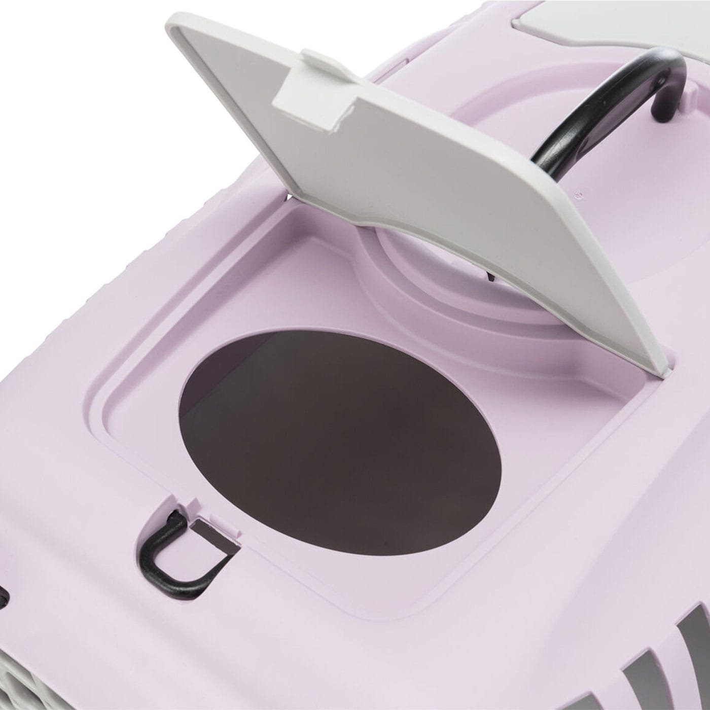 Trixie Capri transportavimo boksas-dėžė augintiniams, XS-S dydžio, šviesiai pilkas su violetine