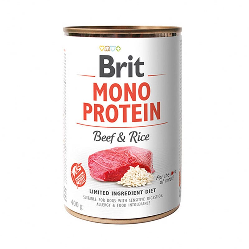 Brit Care Mono Protein Beef & Rice konservai šunims