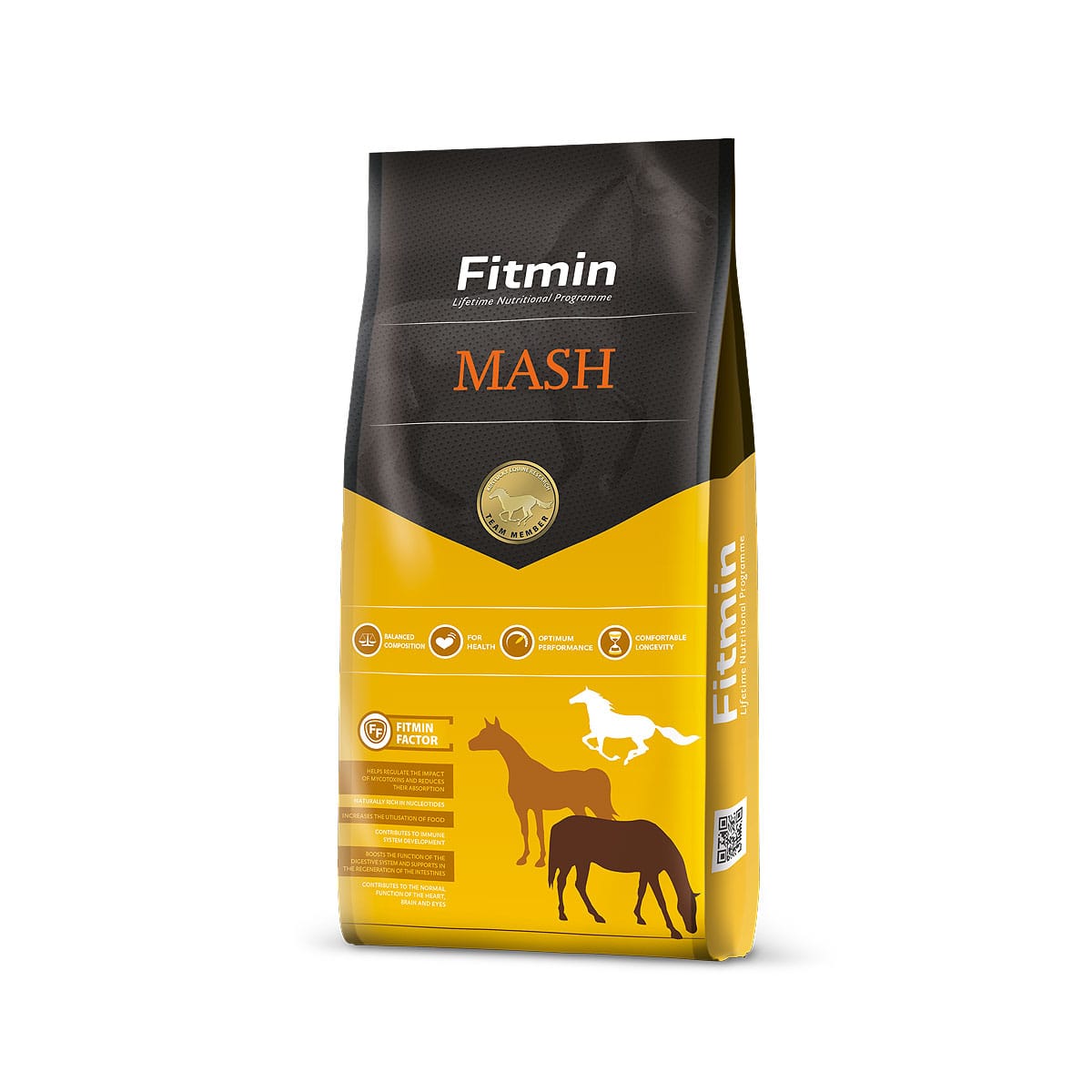 Fitmin Mash papildomas pašaras žirgams, skirtas ruošti koše, 20 kg
