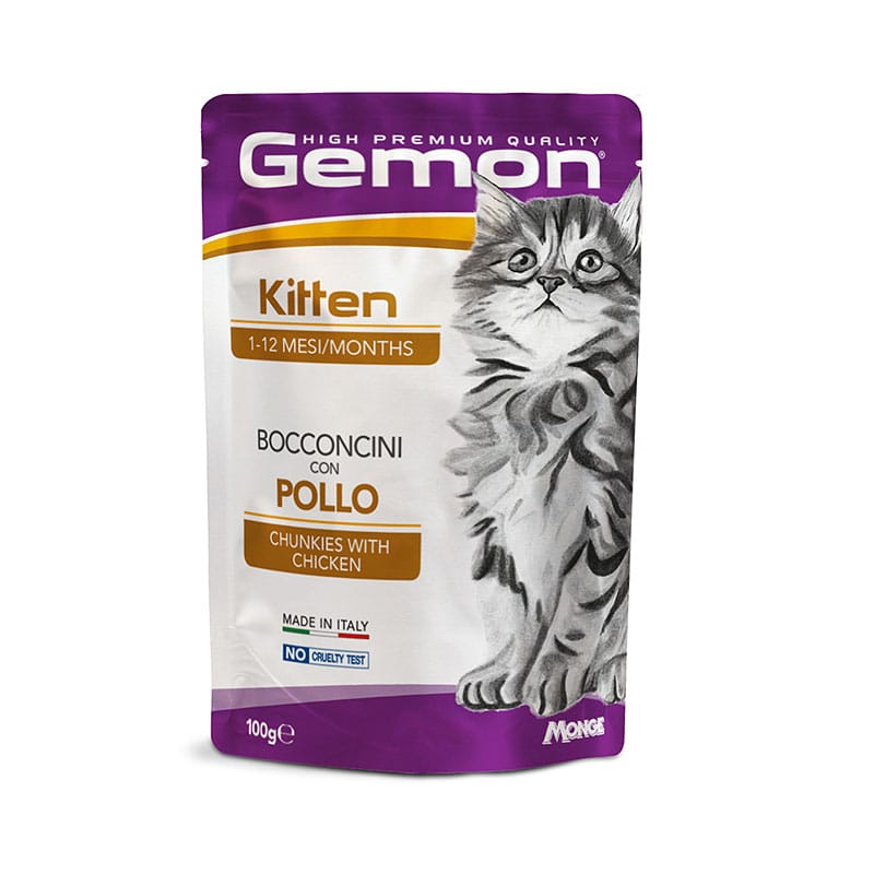Gemon Kitten Chicken konservai kačiukams padaže 100 g