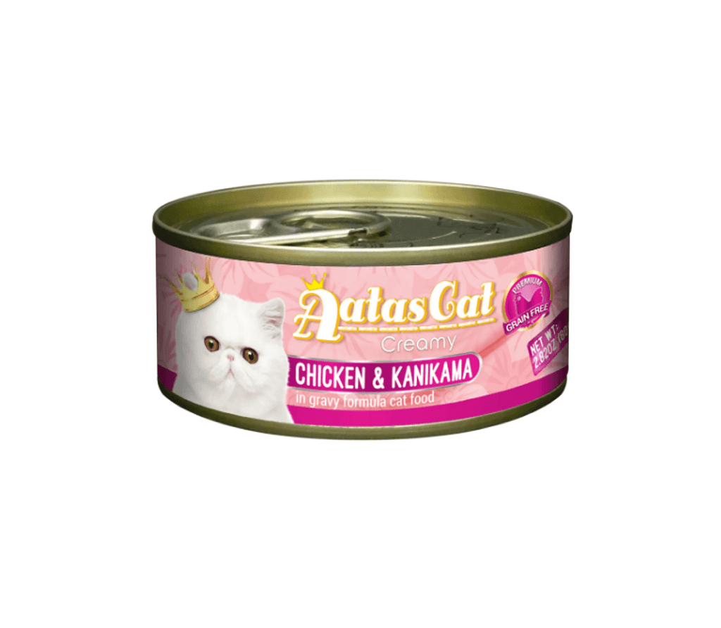 Aatas Creamy Chicken & Kanikama konservas katėms 80 g