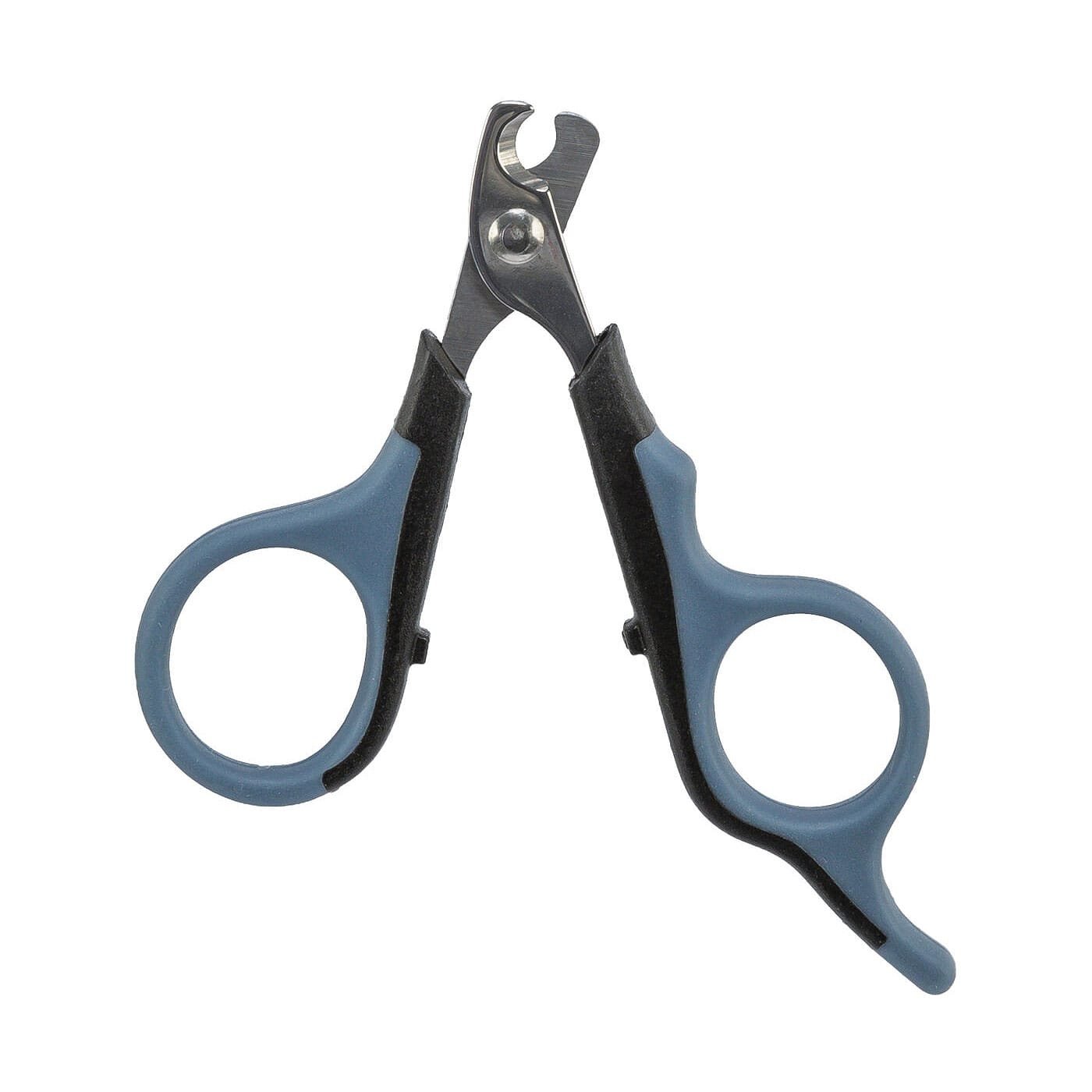 KbedvTrixie žirklės nagams, su nerūdijančio plieno ašmenimis, šunims, katėms, paukščiams ir kitiems smulkiems gyvūnams, mėlynos su juodu