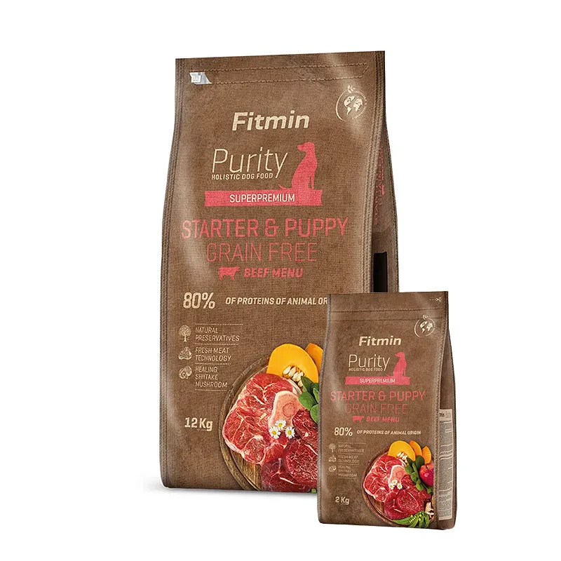 Fitmin Purity Starter & Puppy Beef sausas maistas šuniukams