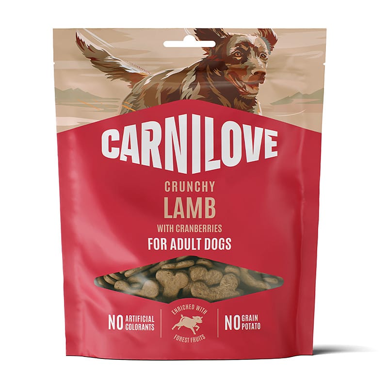 Carnilove Lamb with Cranberries skanėstai šunims, 200 g