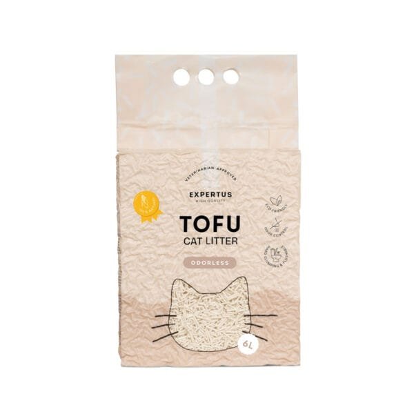 Expertus Tofu kačių kraikas, Bekvapis