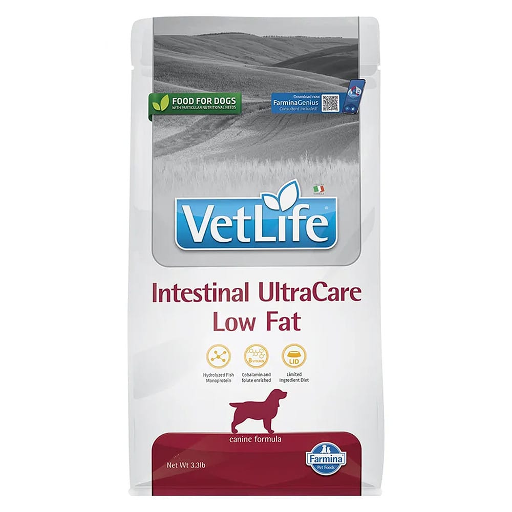 Farmina Vet Life Intestinal Ultra Care Low Fat sausas maistas šunims
