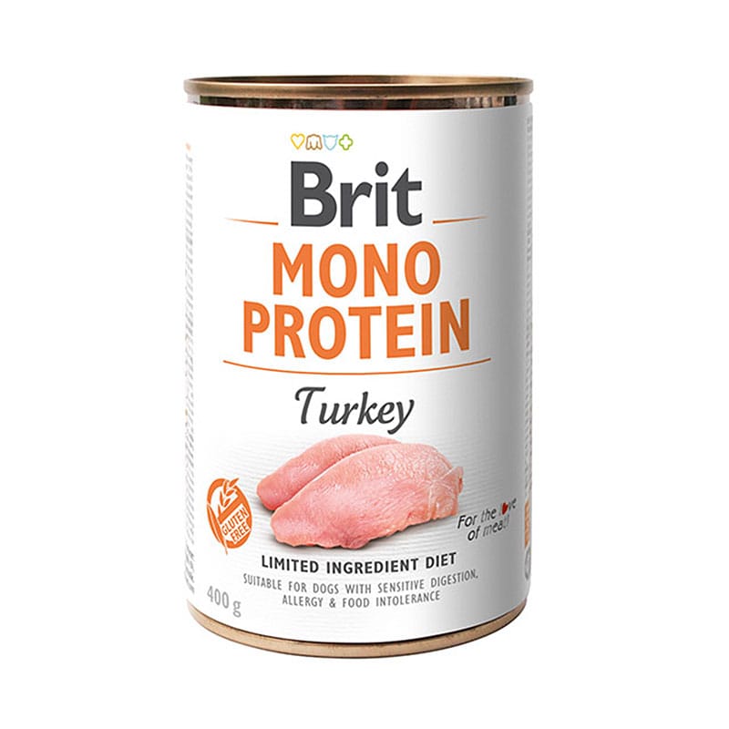 Brit Care Mono Protein Turkey konservai šunims