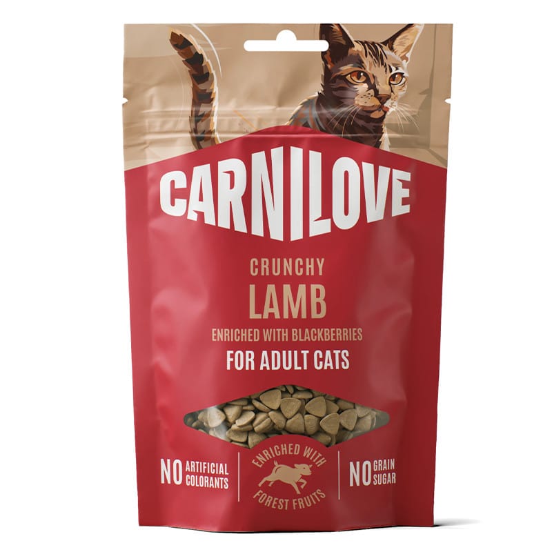 Carnilove Lamb with Blackberries skanėstai katėms, 50 g