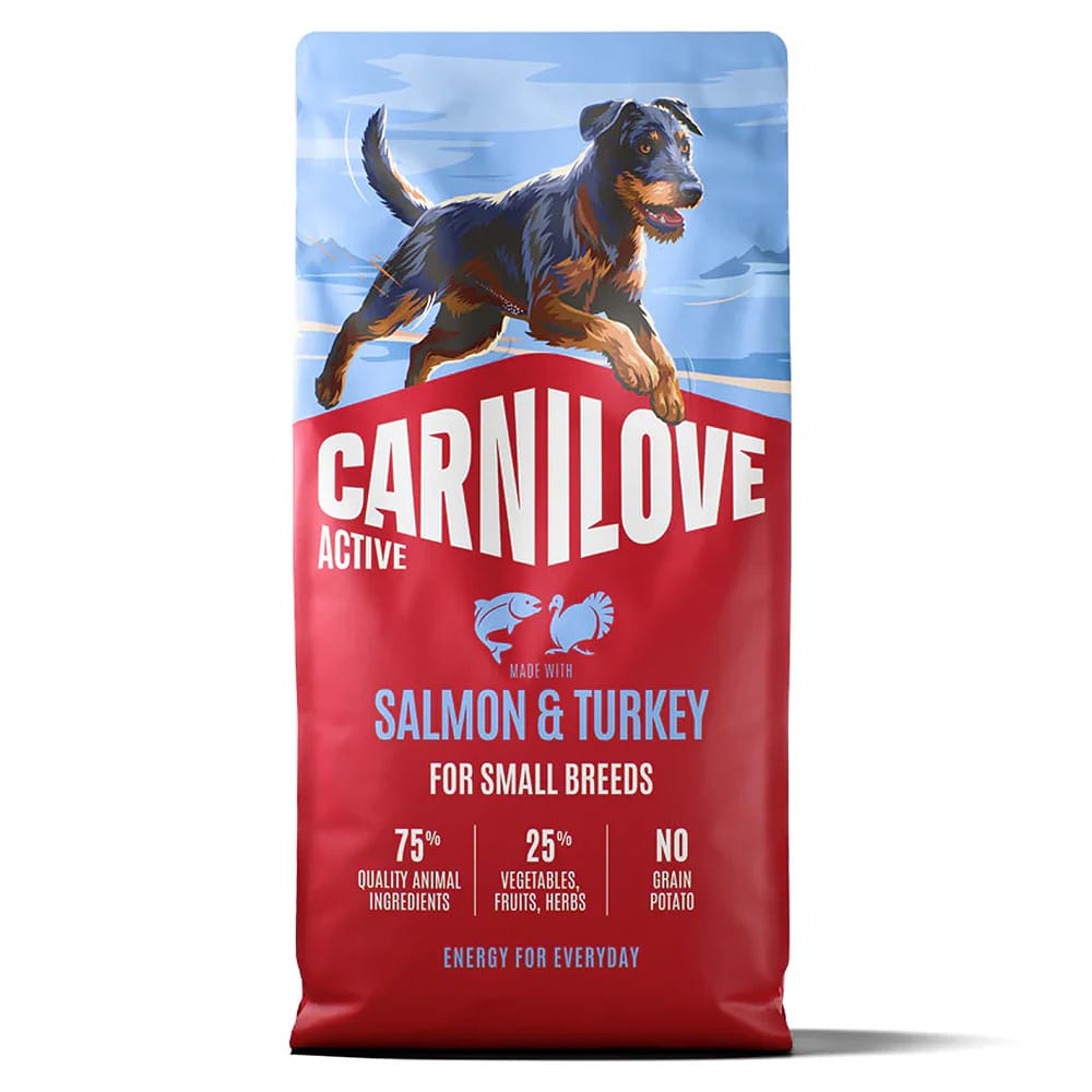 Carnilove Active Adult Salmon & Turkey Small Breed sausas maistas šunims