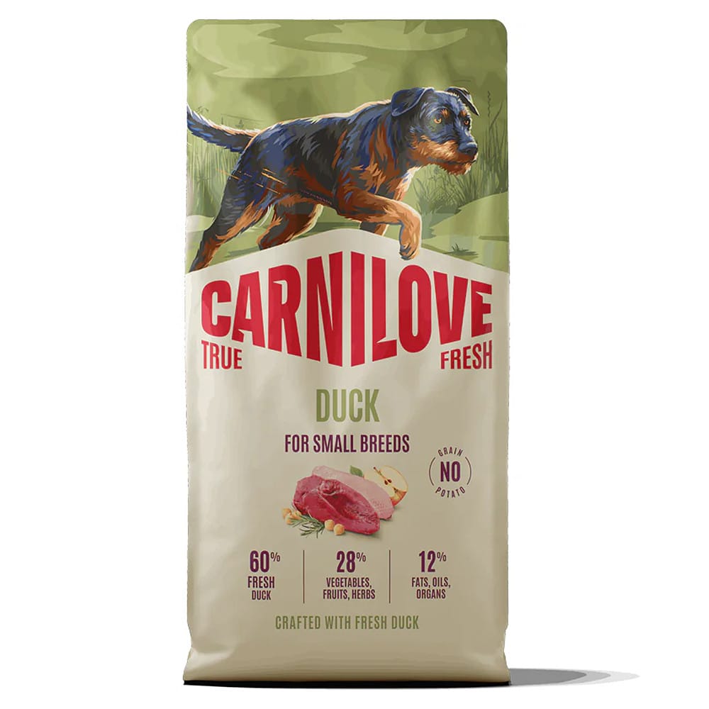 Carnilove True Fresh Adult Duck Small Breed sausas maistas šunims