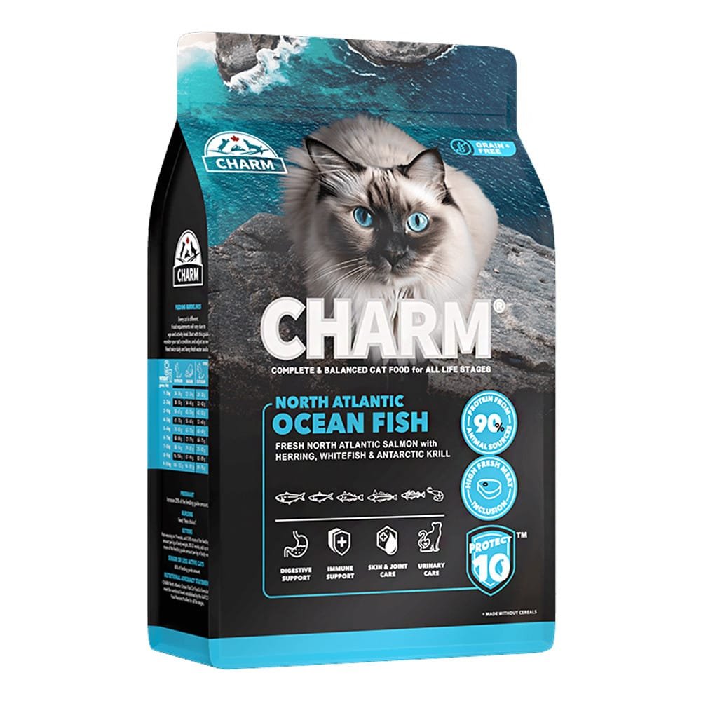 Charm Ocean Fish sausas maistas katėms