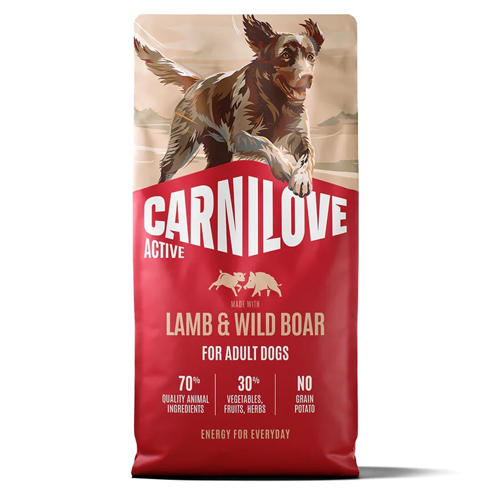 Carnilove Active Adult Lamb & Wild Boar sausas maistas šunims