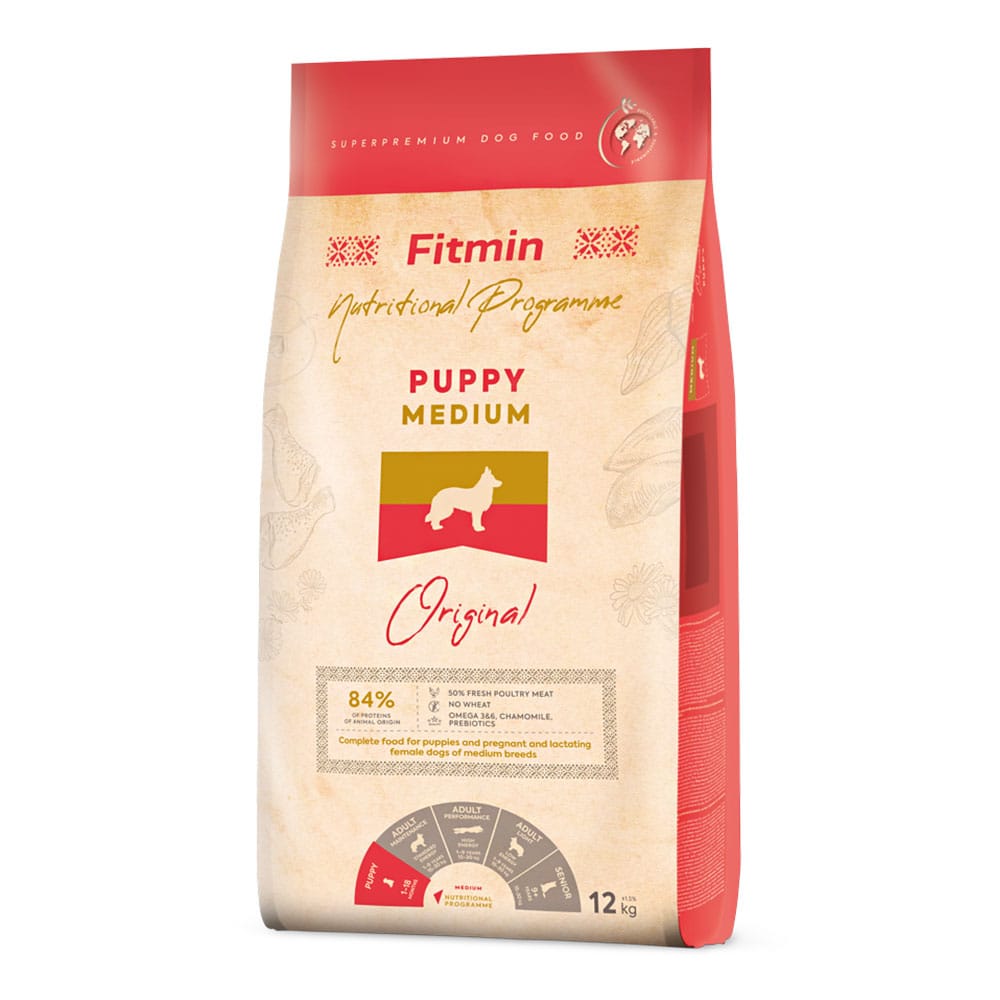 Fitmin Medium Puppy sausas maistas šuniukams