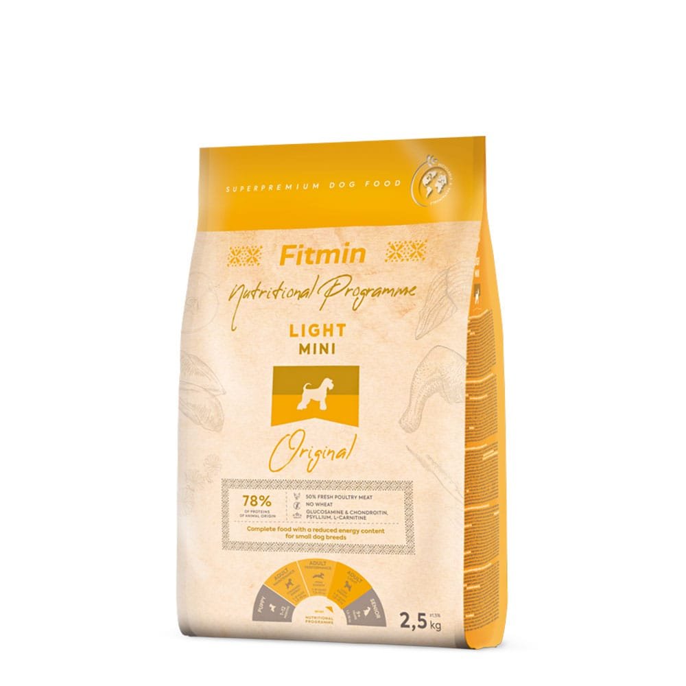 Fitmin Mini Light sausas maistas šunims 2.5 kg