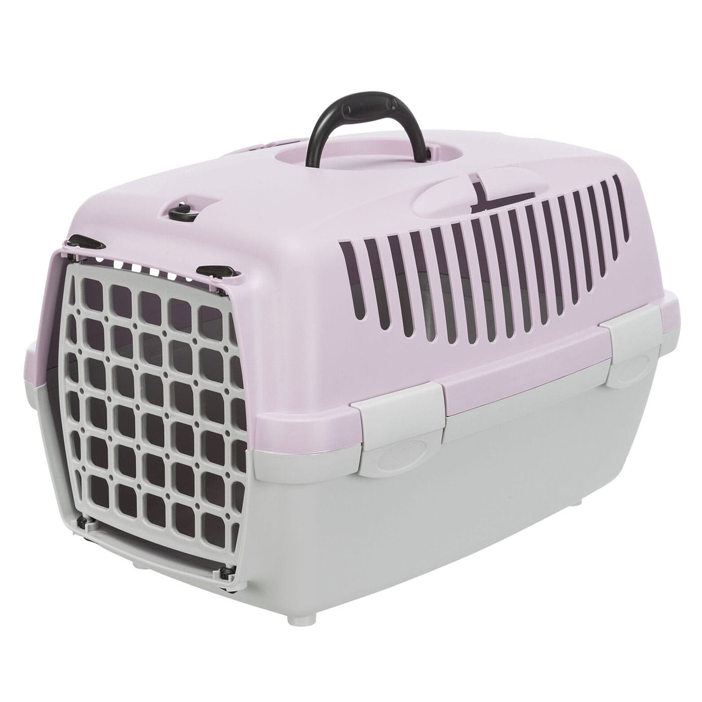 Trixie Capri transportavimo boksas-dėžė augintiniams, XS dydžio, šviesiai pilkas su violetine