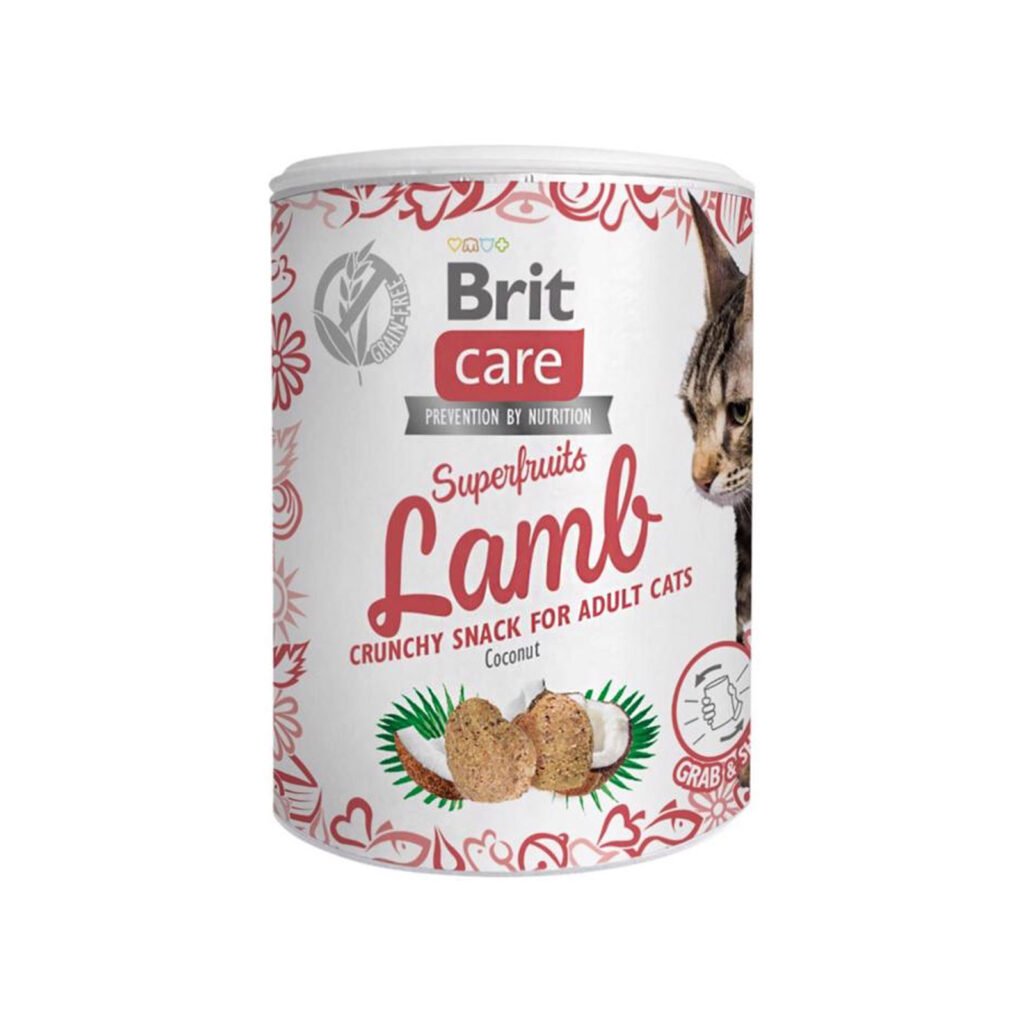 Brit Care Superfruits Lamb skanėstai katėms 100 g