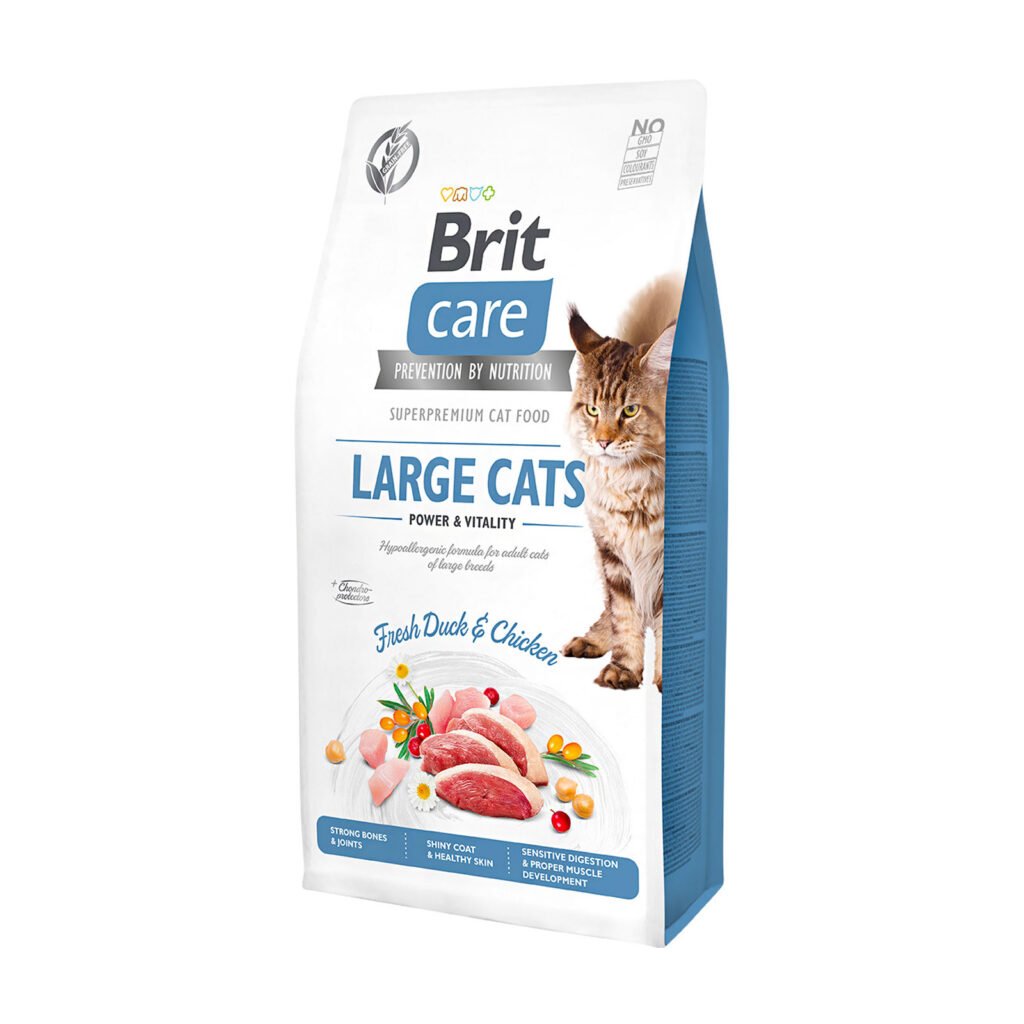 Brit Care Large cats Power & Vitality sausas maistas katėms