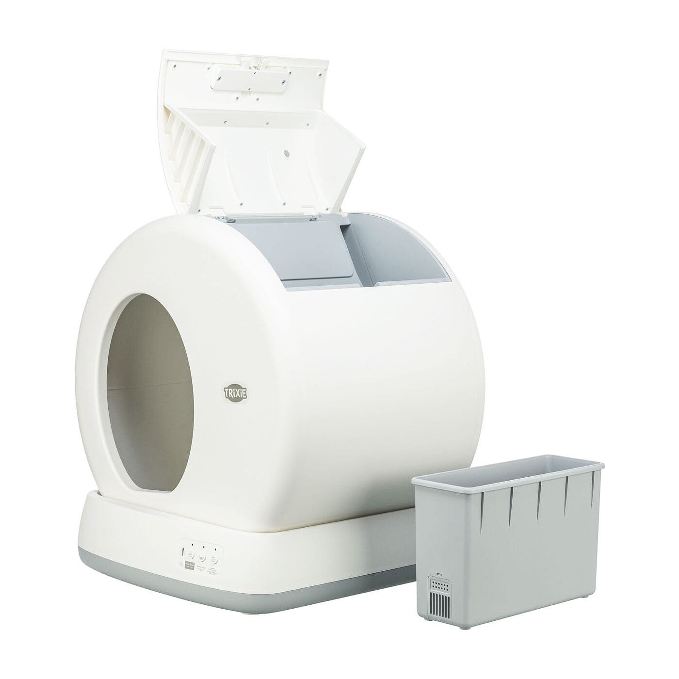Trixie automatinis kačių tualetas, išmanus-savaime išsivalantis, baltas