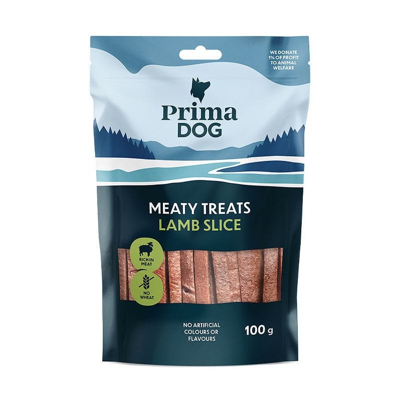 PrimaDog Lamb Slice skanėstai šunims 100 g