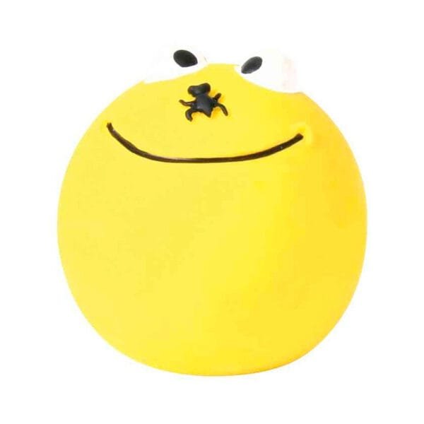 Trixie Smiley žaislas šunims kamuoliukas, cypsi, geltonas, įv. dizainų