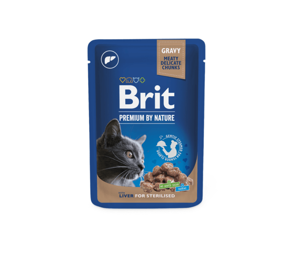 Brit Premium Liver for Sterilised konservai katėms