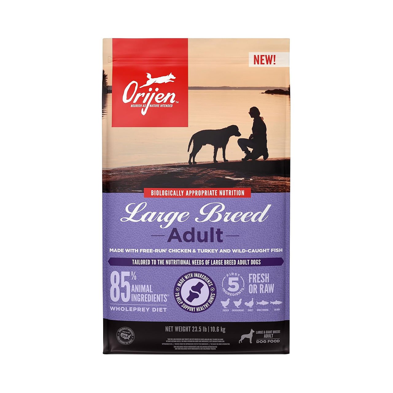 Orijen Adult Large Breed koerte kuivtoit 11,4 kg