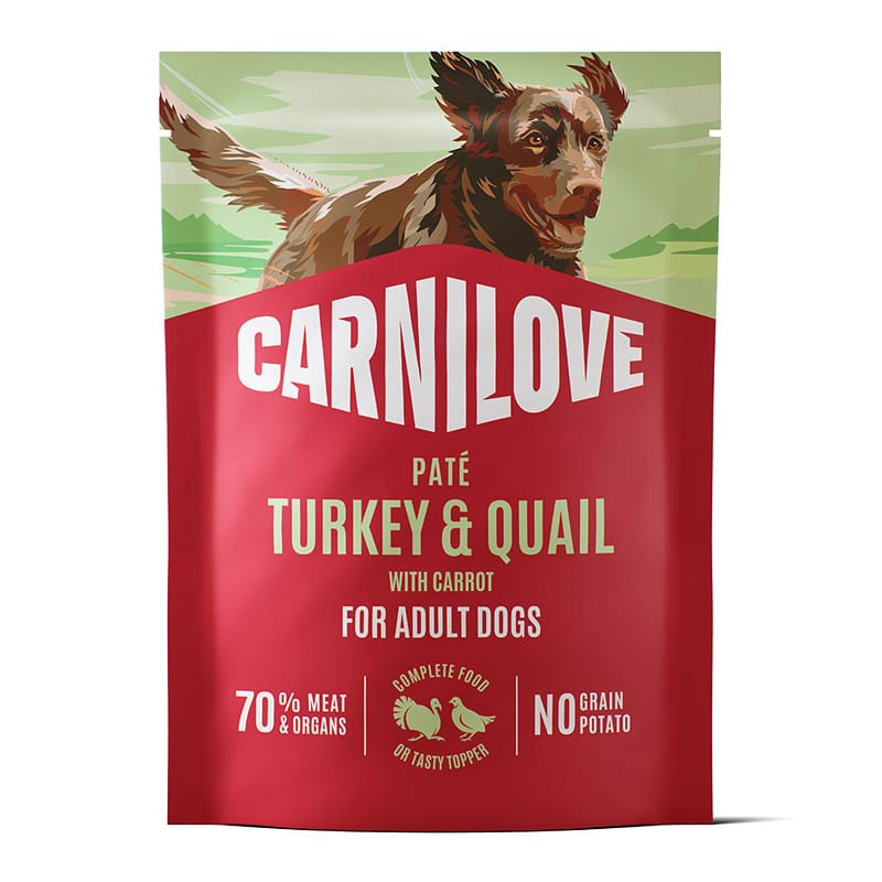 Carnilove Turkey & Quail paštetas šunims, 300 g