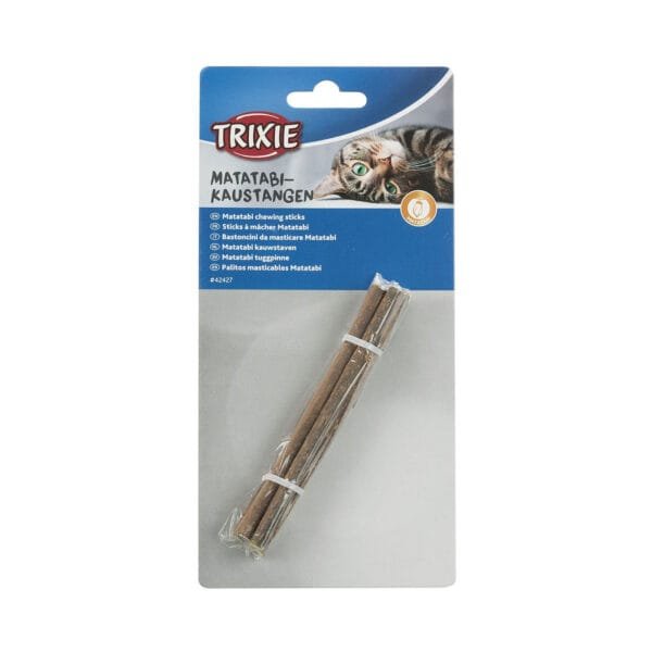 Trixie natūralūs Matatabi kramtymo pagaliukai katėms, sveikai burnos higienai, 10 g