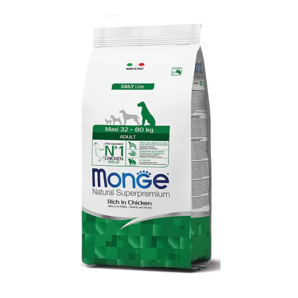 Monge Natural Superpremium Maxi Adult Chicken kuivtoit koertele 12 kg