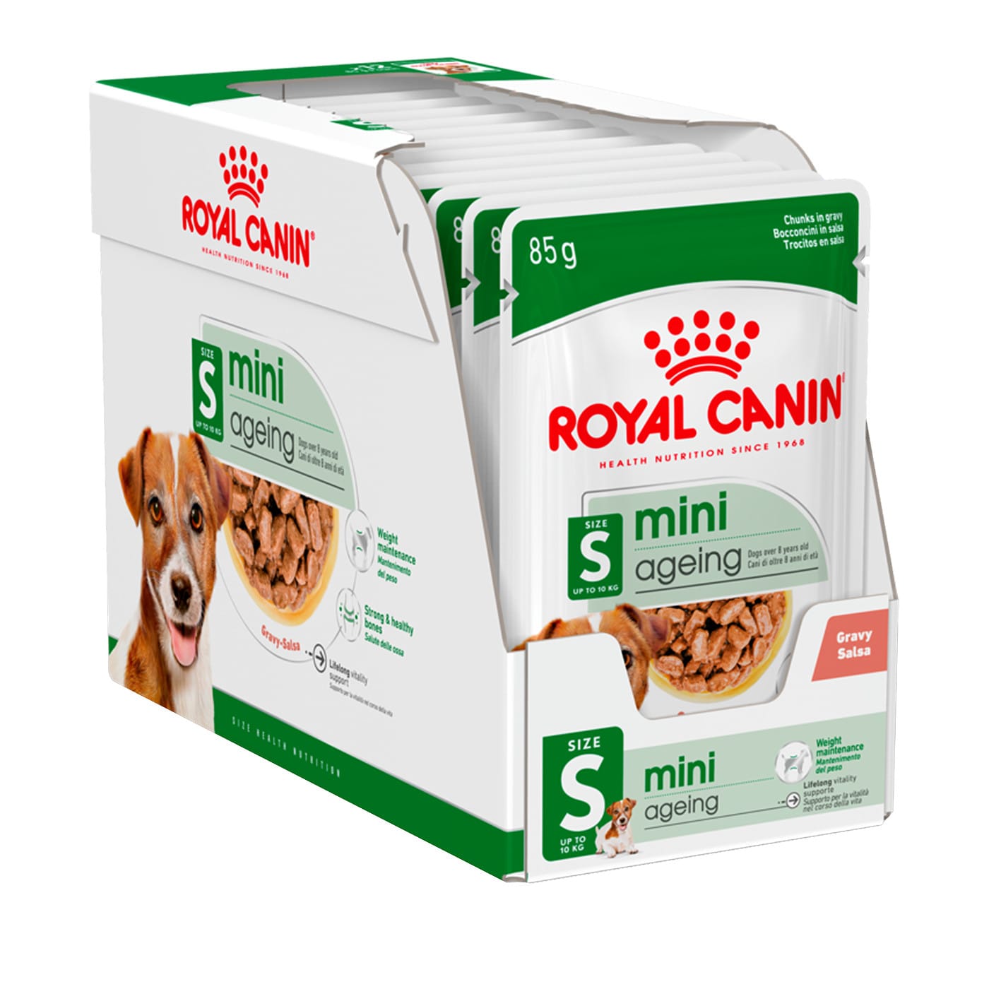 Royal Canin Mini Ageing konservai šunims padaže