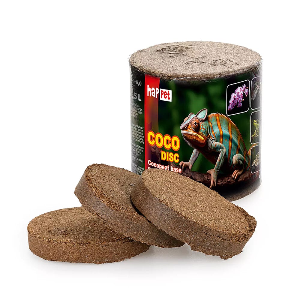 Happet Coco Disc kokoso substratas terariumams ir augalams, 550 g