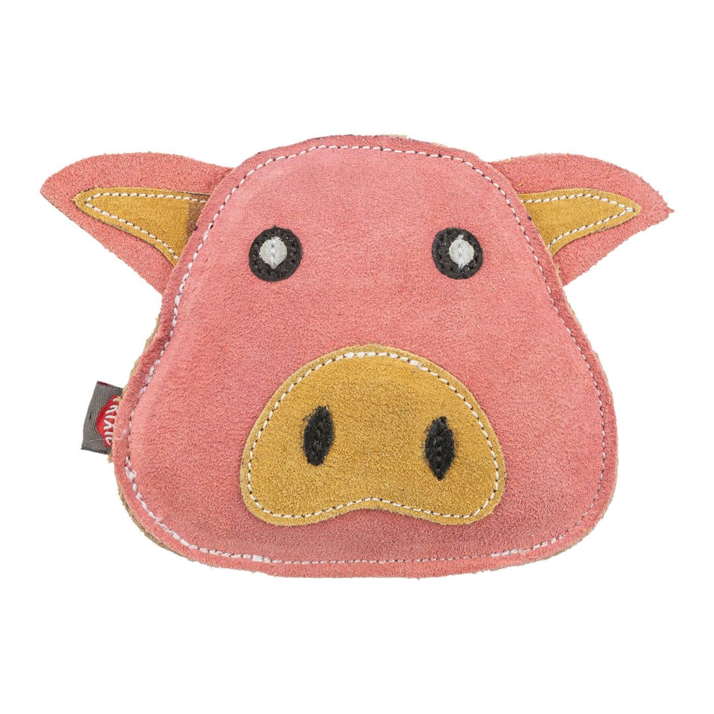 Trixie tikros odos žaislas šunims paršiukas, cypsi, rožinis