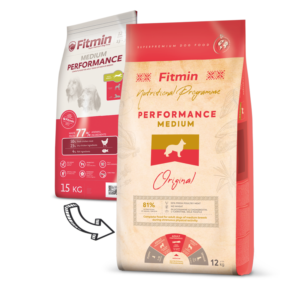 Fitmin Medium Performance sausas maistas šunims 1+1