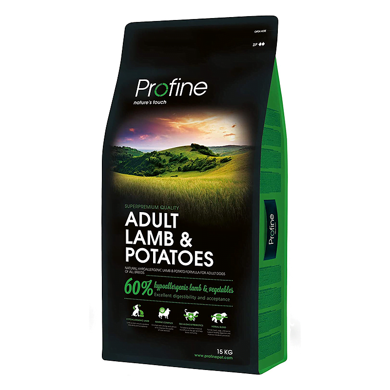 Profine Adult Lamb & Potatoes sausas maistas šunims 15 kg