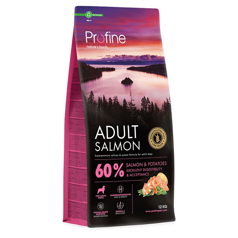 Profine Adult Salmon & Potatoes kuivtoit koertele 15 kg