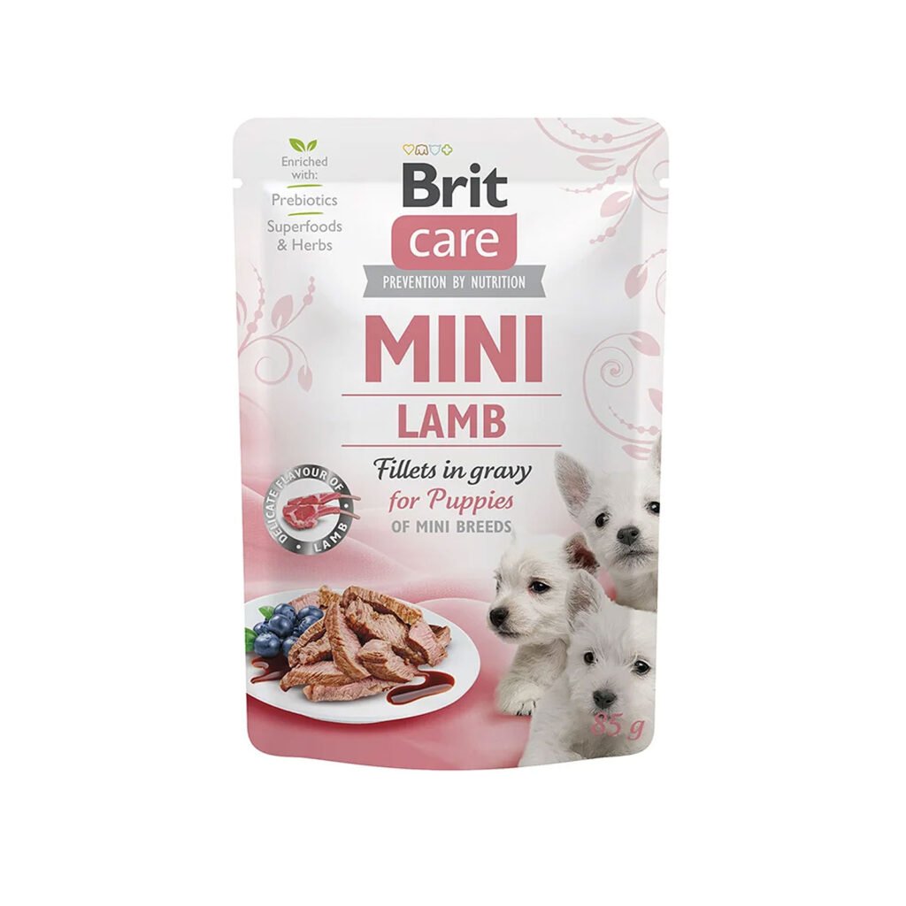 Brit Care Mini Puppy Lamb konservai šuniukams