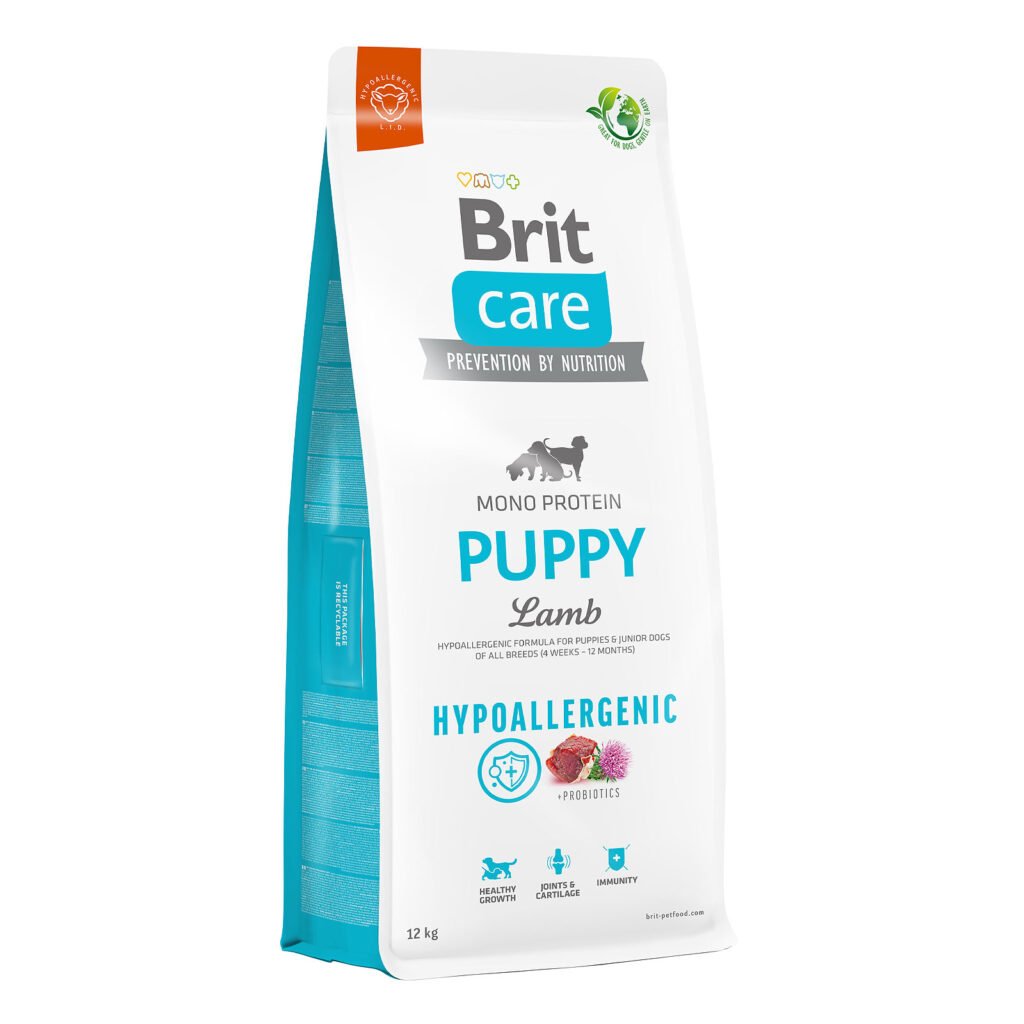 Brit Care Hypoallergenic Puppy Lamb sausas maistas šuniukams