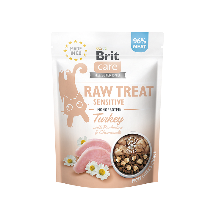 Brit Care Sensitive liofilizēti kaķu našķi 40 g