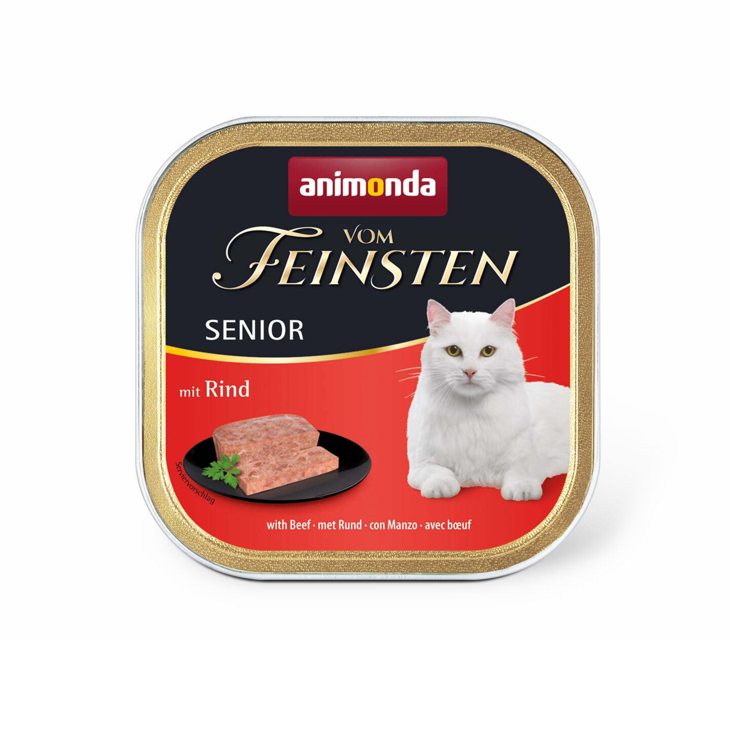 Animonda Vom Feinsten Senior konservai katėms su jautiena 100 g