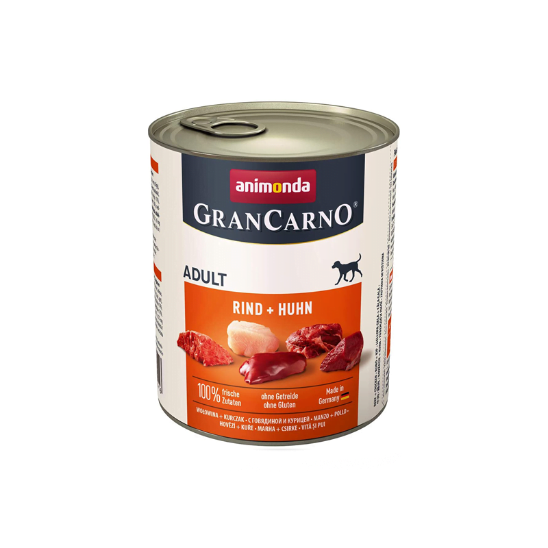 Animonda Grancarno konservai su jautiena ir vištiena, 800 g