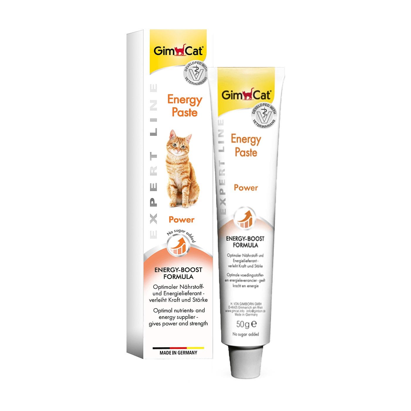 GimCat Energy pasta katėms, palaiko kasdienę energiją ir gerą savijautą, 50 g