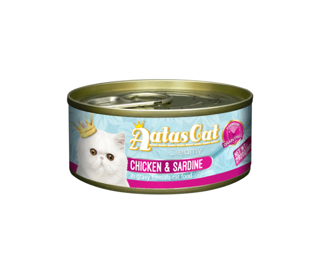 Aatas Creamy Chicken & Sardine konservas katėms 80 g