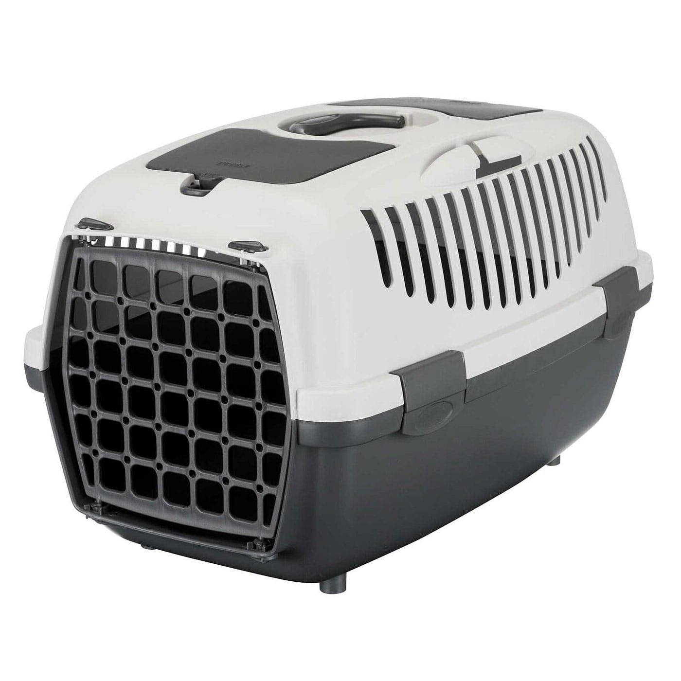 Trixie Capri transportavimo boksas-dėžė augintiniams, XS-S dydžio, tamsiai pilkas su šviesiai pilku