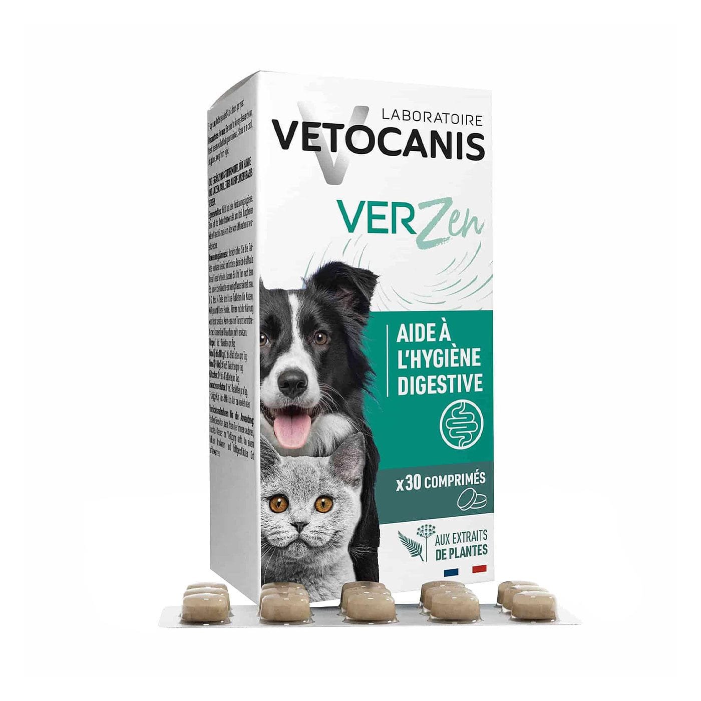 Vetocanis tabletės nuo kirminų šunims ir katėms, N30