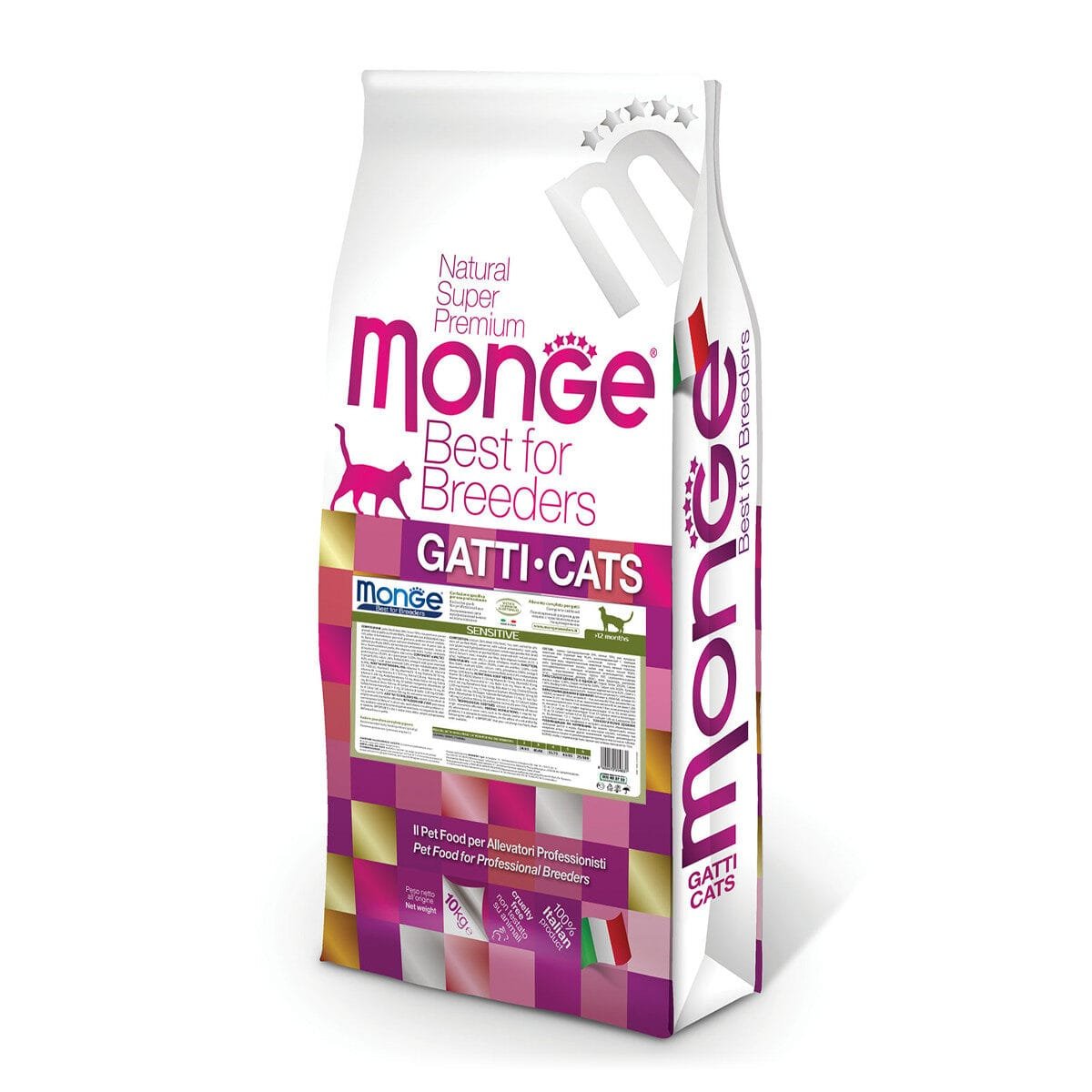 Monge BFB Natural Superpremium Sensitive Chicken sausas maistas katėms 10 kg