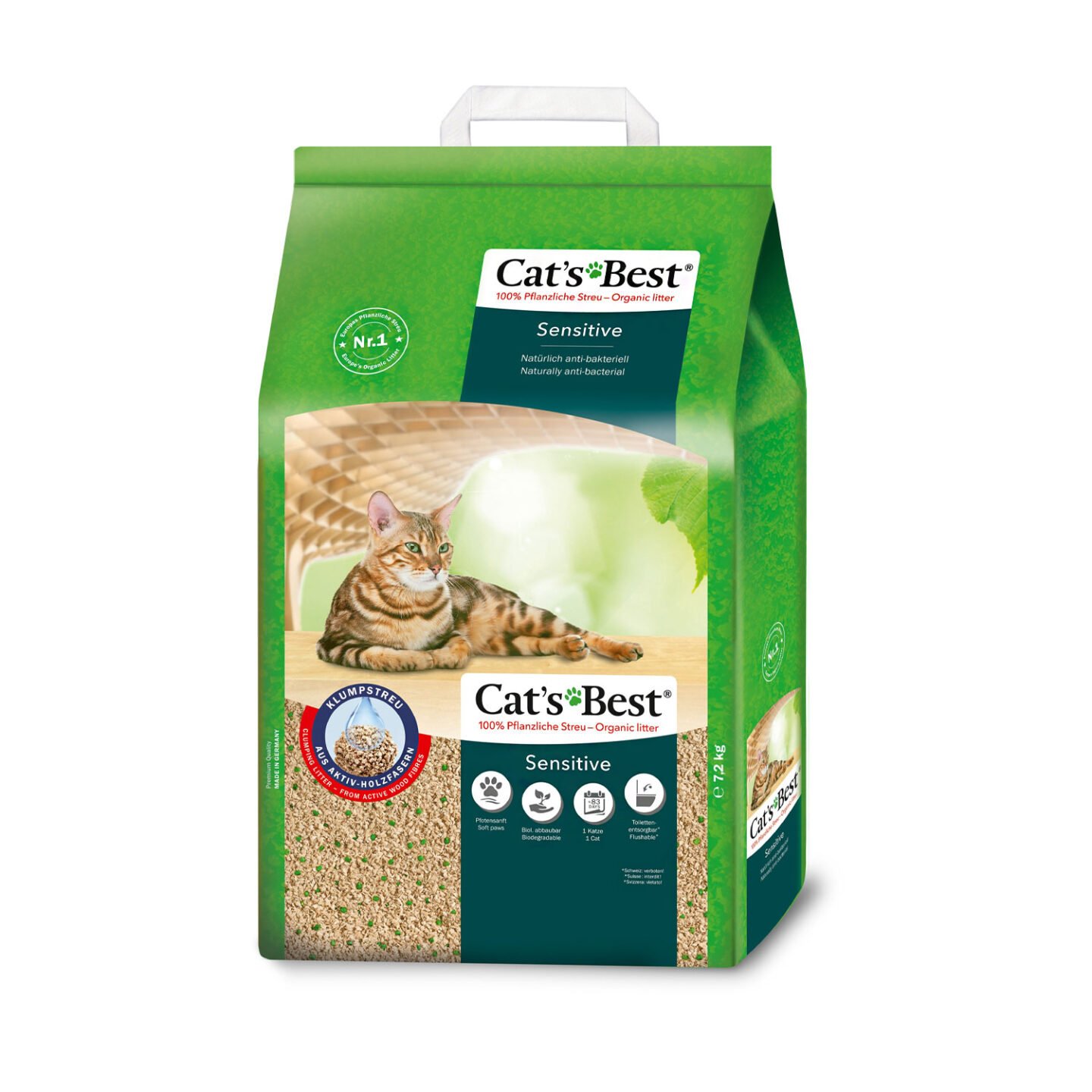 Cats Best Sensitive kraikas katėms 20L