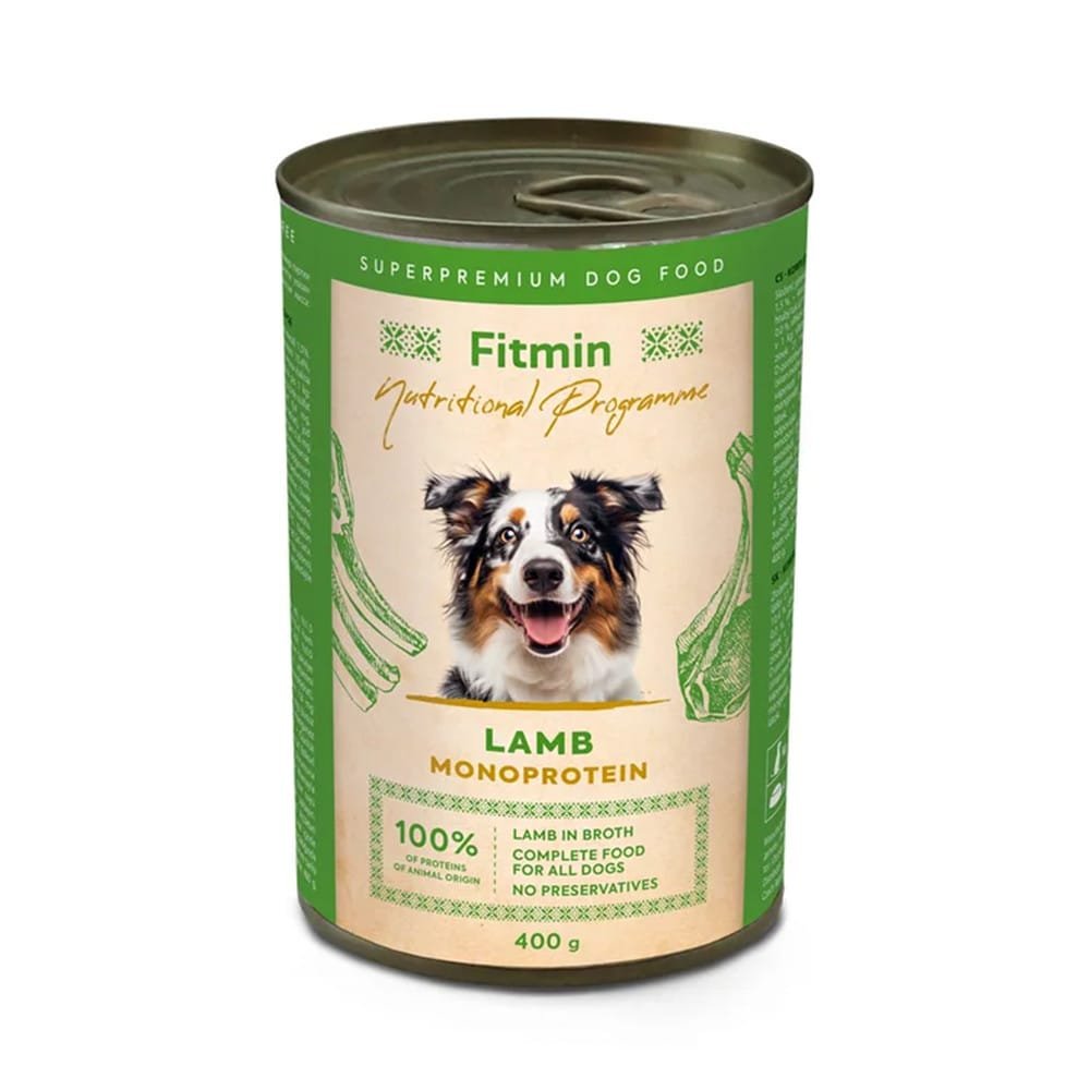 Fitmin Nutritional Programme Monoprotein Lamb paštetas šunims