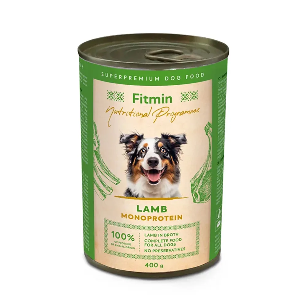 Fitmin Nutritional Programme Monoprotein Lamb paštetas šunims