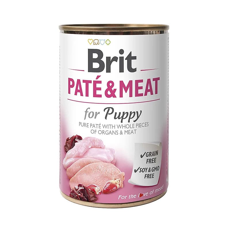 Brit Care Pate & Meat Puppy paštetas šuniukams