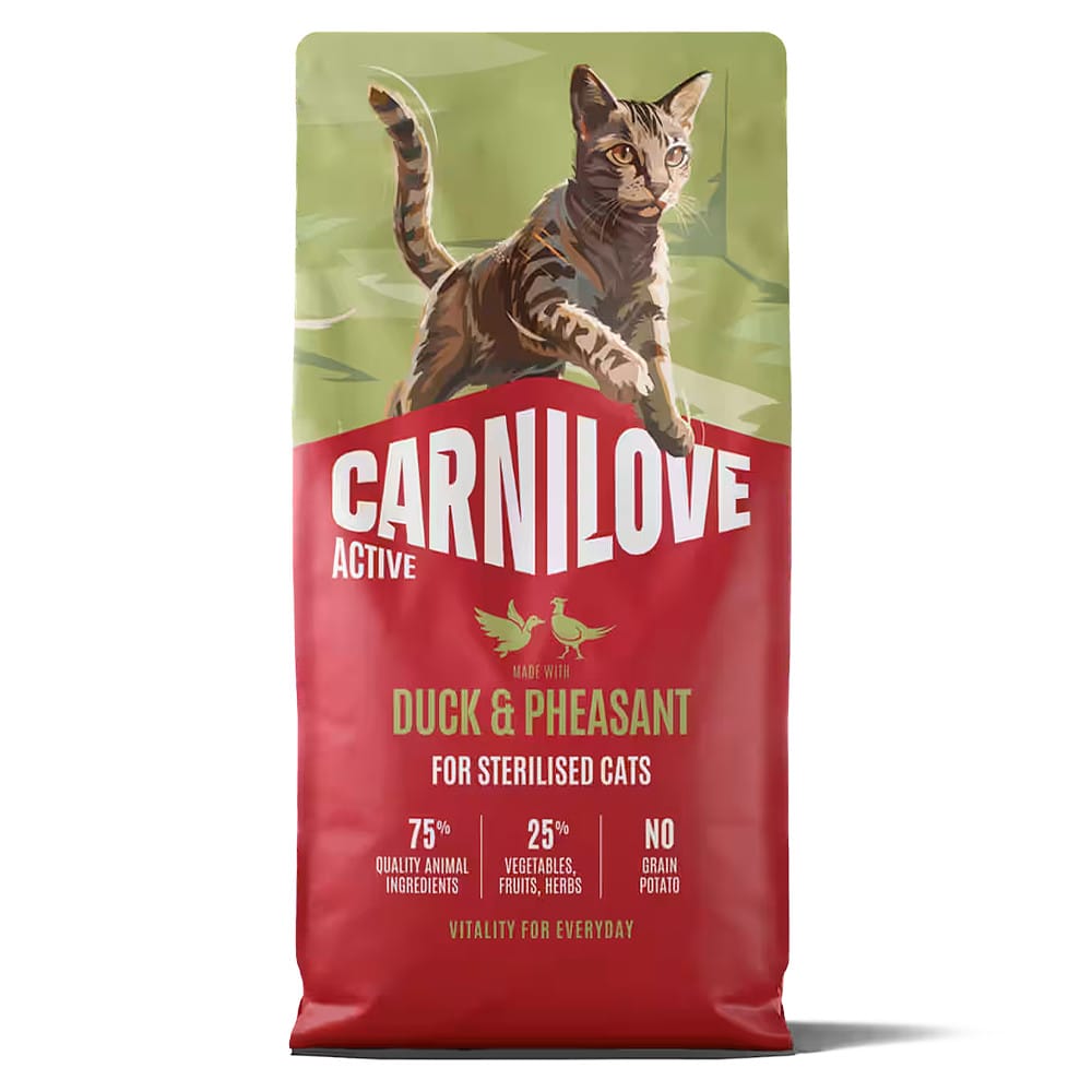 Carnilove Active Adult Duck & Pheasant Sterilised sausas maistas katėms
